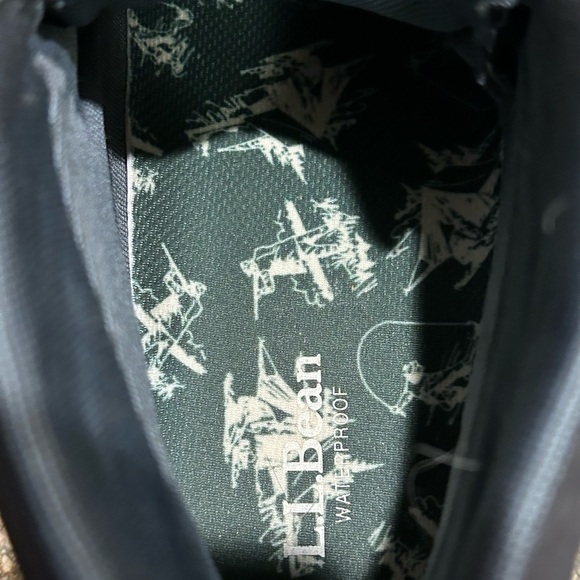 L.L. Bean Mens Dark Gray Mountainside TEK 2.5 Waterproof High-Top Boots, Size 9M - Picture 11 of 14